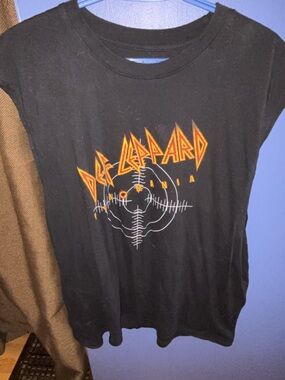 Black Graphic Tank Top - Band Tour Style